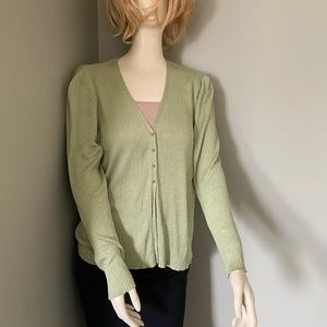Eileen Fisher Silk and linen XL cardigan